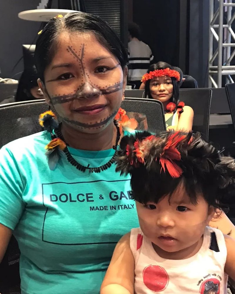 Aldira Akai Munduruku, part of the The Munduruku Women’s Collective